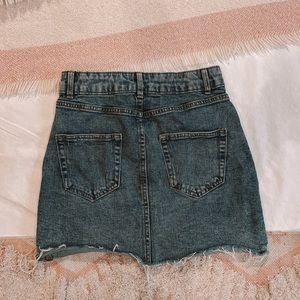 Target Wild Fable dark wash jean skirt